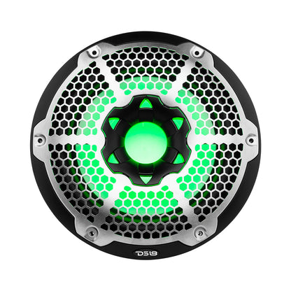 NXL 10" Marine Subwoofer With LED RGB Lights 300 Watts Rms SVC 4-Ohm -Black