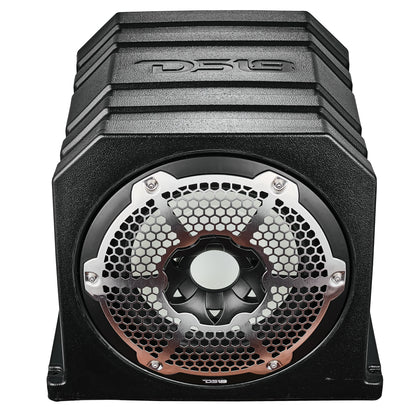 Daul 10" Marine Subwoofer Enclosure with 10" Passive Radiator and LED RGB Lights 350 Watts Rms 4-Ohm (NXL-10SUB Included)