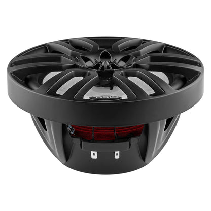 NXL 8" 2-Way Coaxial Marine Speaker With LED RGB Lights 125 Watts Rms 4-Ohm - Black