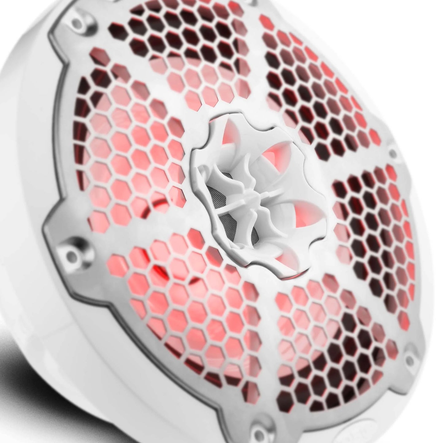 NXL 8" 2-Way Coaxial Marine Speaker With LED RGB Lights 125 Watts Rms 4-Ohm -White