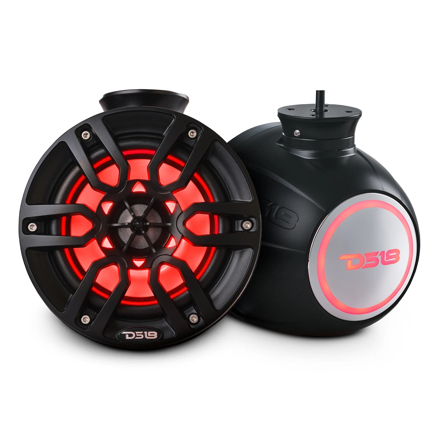 NXL 6.5" Pod 300w Speaker with Integrated RGB LED Lights (Pair) - Perfect For Jet Skis