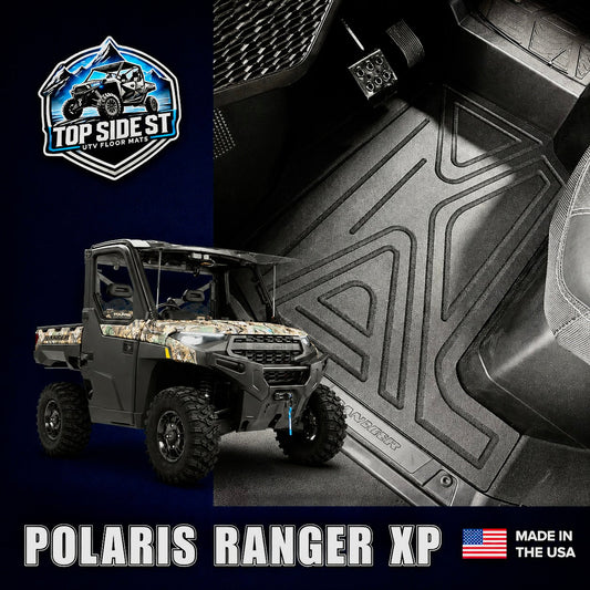 Polaris Ranger XP1000 HD 9mm Rubber Mats (2018 to current)