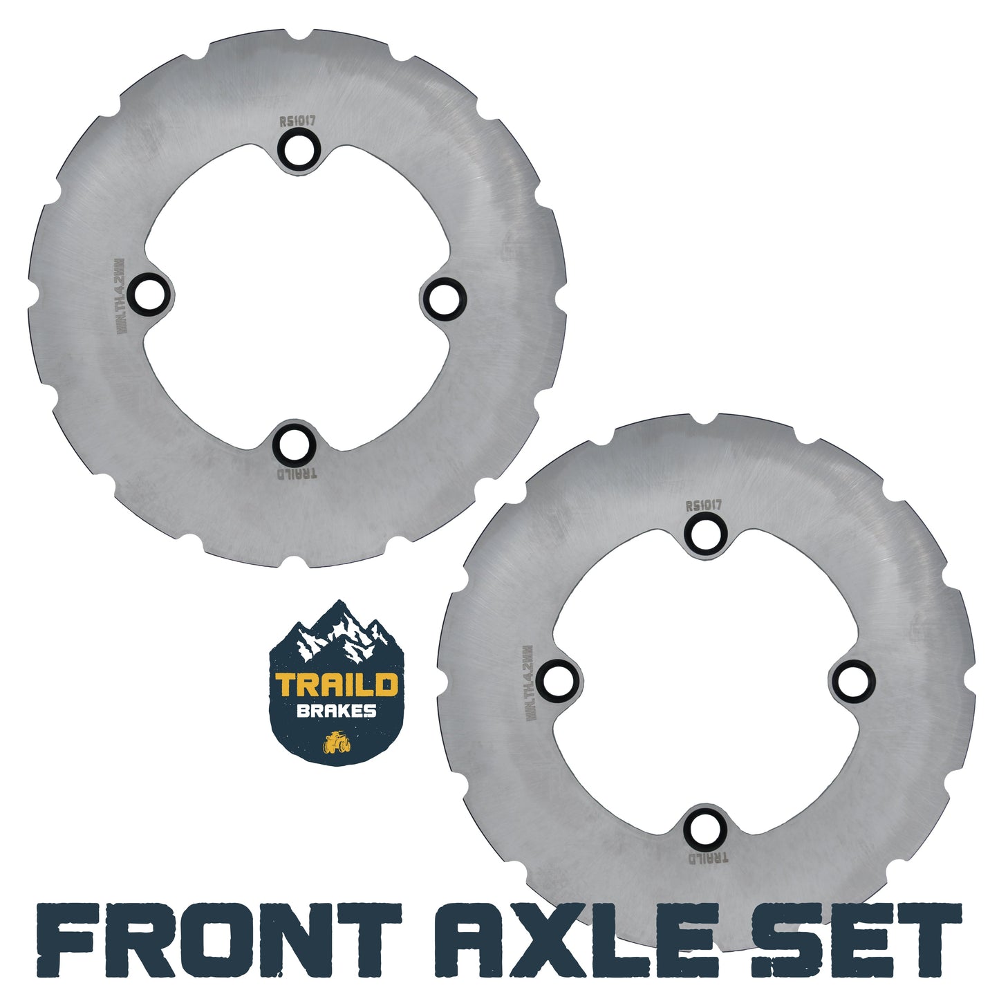 Polaris Ranger XP 1000 / XP Kinetic 2021-2027 Ridge Rider Disc Brake Rotor Kit
