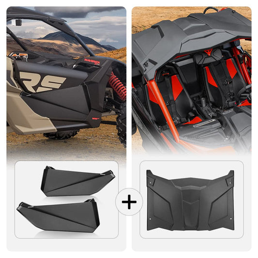 Front Lower Door Inserts & Roof For Can-Am Maverick X3