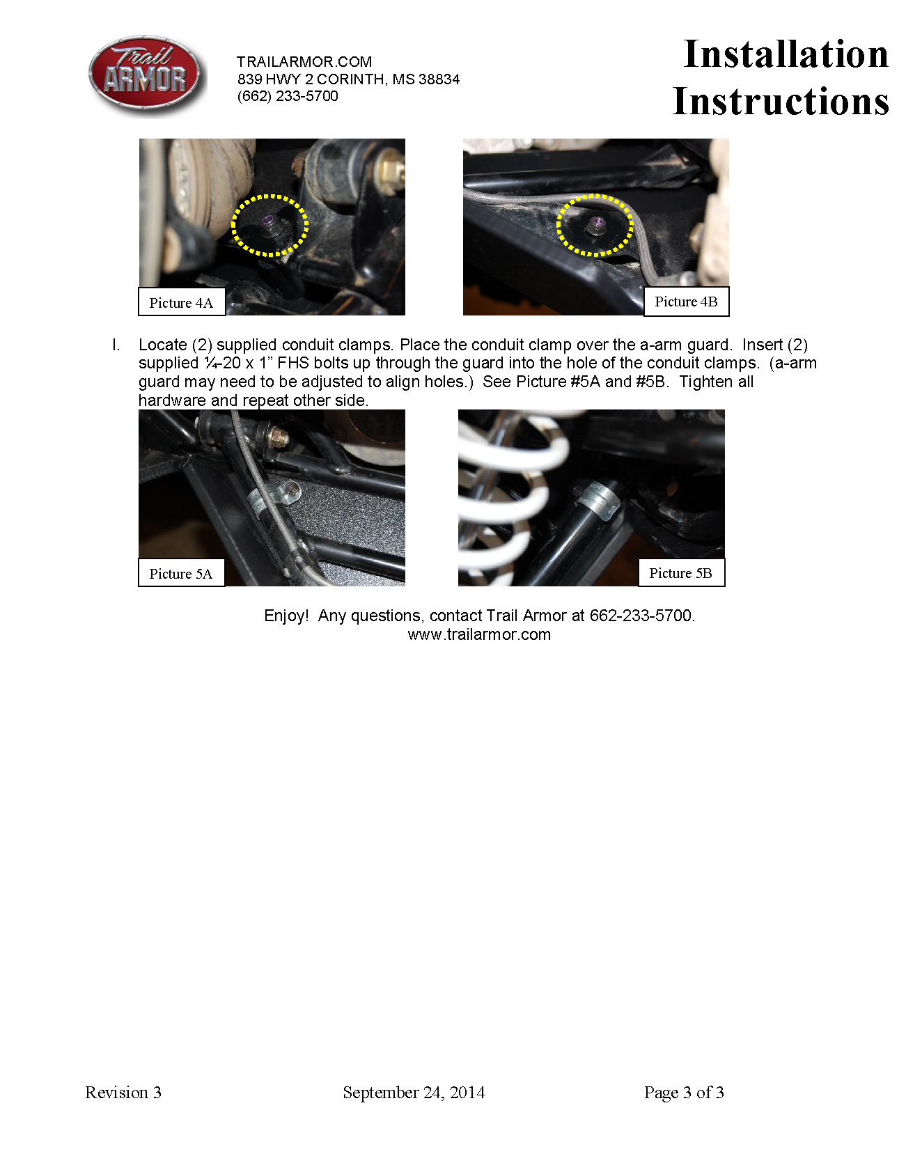 Trail Armor Arctic Cat Wildcat Trail iMpact A-Arm Guards 2014 - 2017