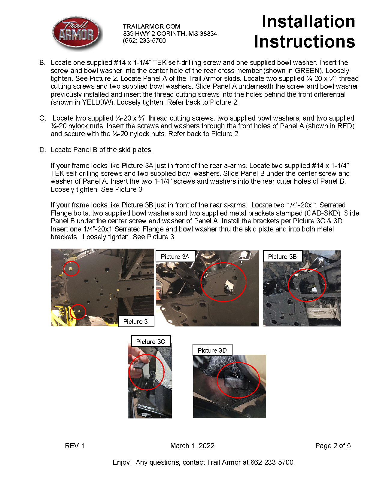 Trail Armor Can Am Defender HD5, Defender HD7, Defender HD8, Defender HD9, Defender HD10, Defender X MR, Defender DPS, Defender DPS CAB, Defender XT, Defender XT CAB, Defender Mossy Oak Hunt, Defender XT-P Full Skids 2016 - 2024