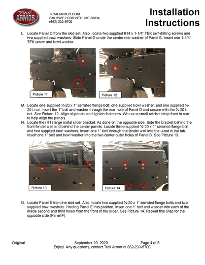 Trail Armor Can Am Maverick Sport Max DPS, Commander Max DPS 1000, Commander Max XT 1000, Commander Max XT-P 1000, Commander Max DPS 700, Commander Max XT 700, Commander Max X MR 1000 Full Skids 2020 - 2024