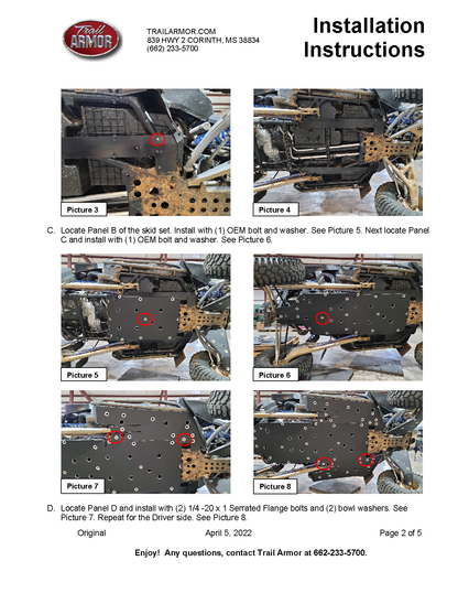 Trail Armor RZR Pro R Full Skids with Standard or Trimmed Sliders