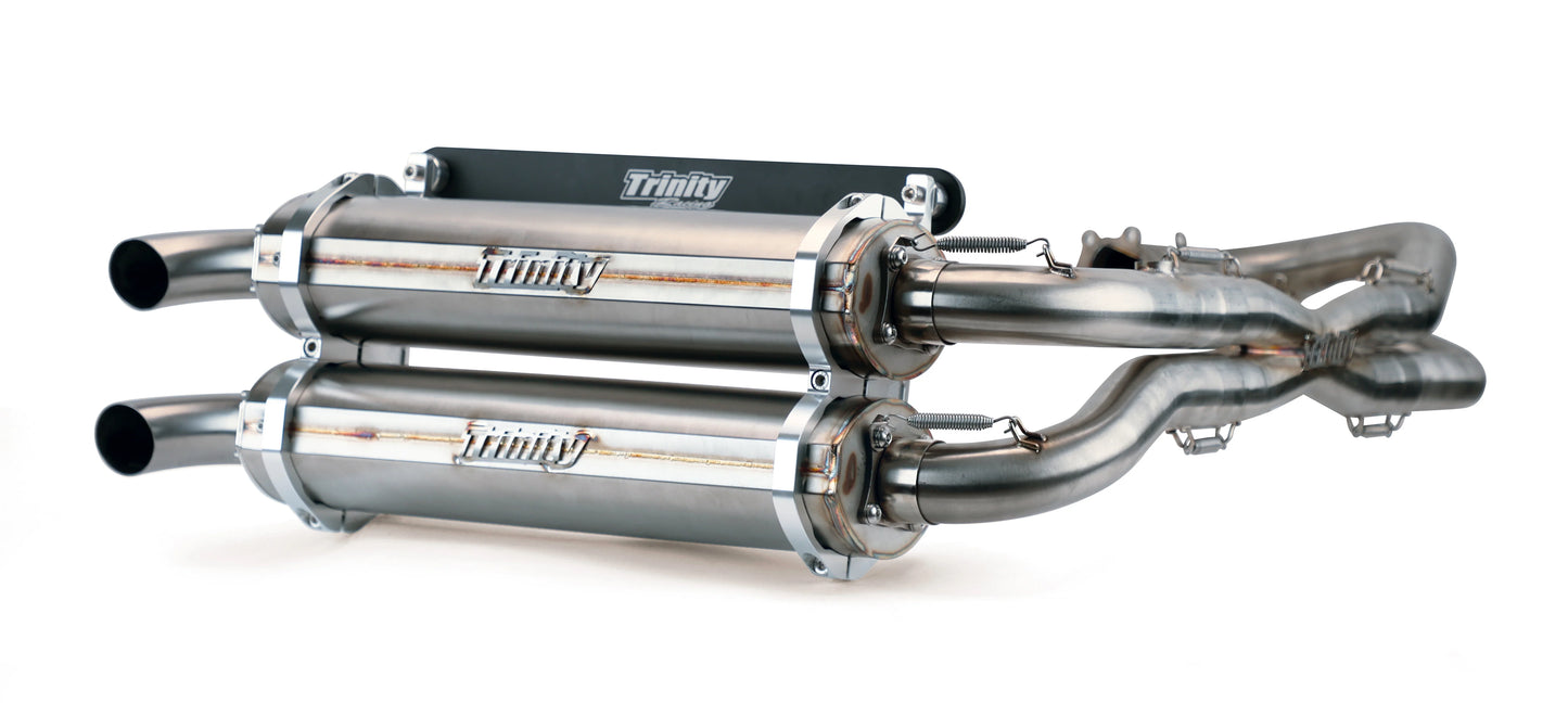 RZR XP 1000 EXHAUST - STAINLESS STEEL - FULL SYSTEM (2014-2023)