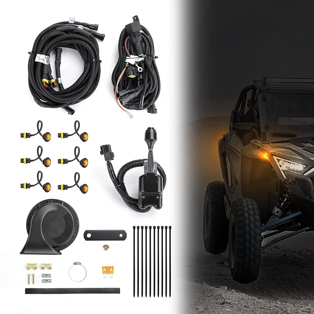 Turn Signal Kit Fit Polaris, Can-Am, Pioneer