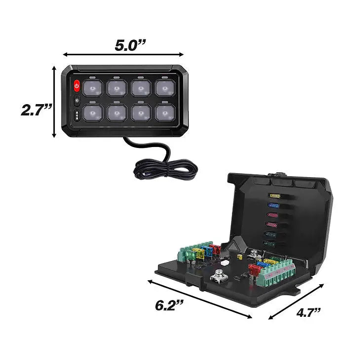 Accessory 12v Power Controller (RGB 8 or 12 Button) With Bluetooth