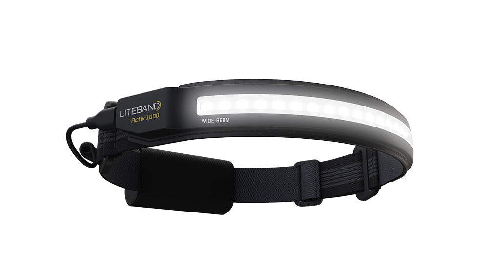 ACTIV 1000 Lumen LED Wide Beam Rechargeable Headlamp - Night - Personal Lighting