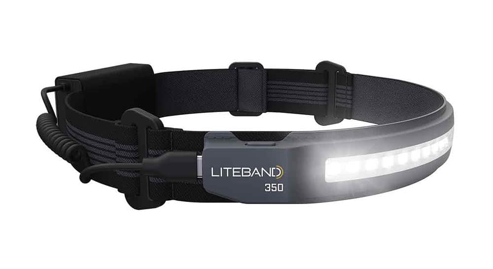 ACTIV 350 Lumen LED Wide Beam Rechargeable Headlamp - Carbon - Personal Lighting