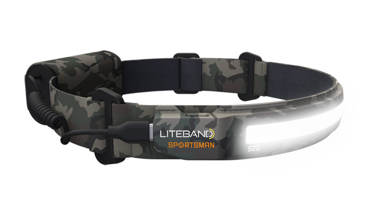 ACTIV 520 Lumen LED Wide Beam Rechargeable Headlamp - Camo - Personal Lighting