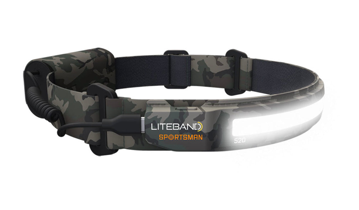 ACTIV 520 Lumen LED Wide Beam Rechargeable Headlamp - Camo - Personal Lighting