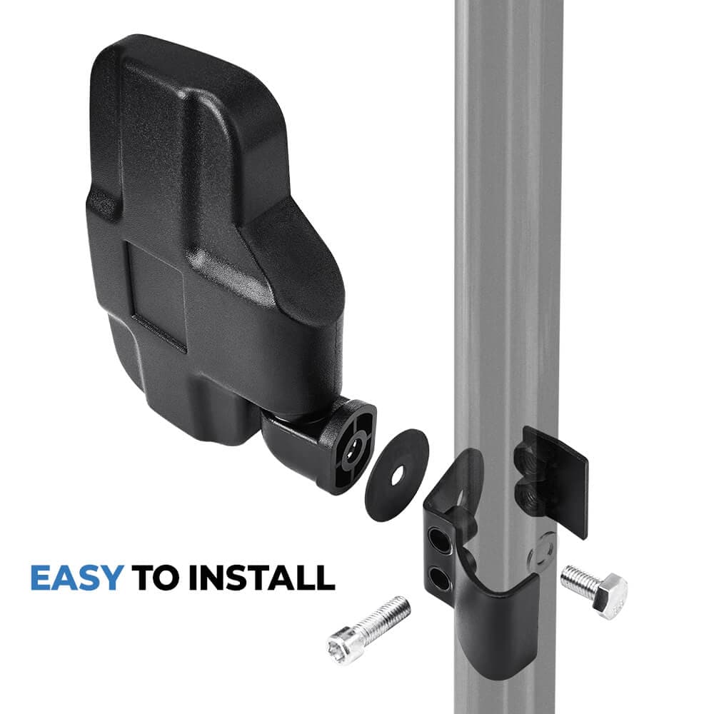 Adjustable Break Away Side Mirrors & Tail Light Polaris Ranger Fit 1000 XP/Crew