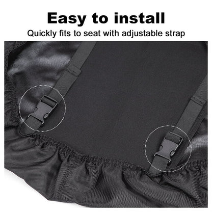 Adjustable Break Away Side Mirrors & UTV Waterproof Seat Cover Fit Polaris Ranger