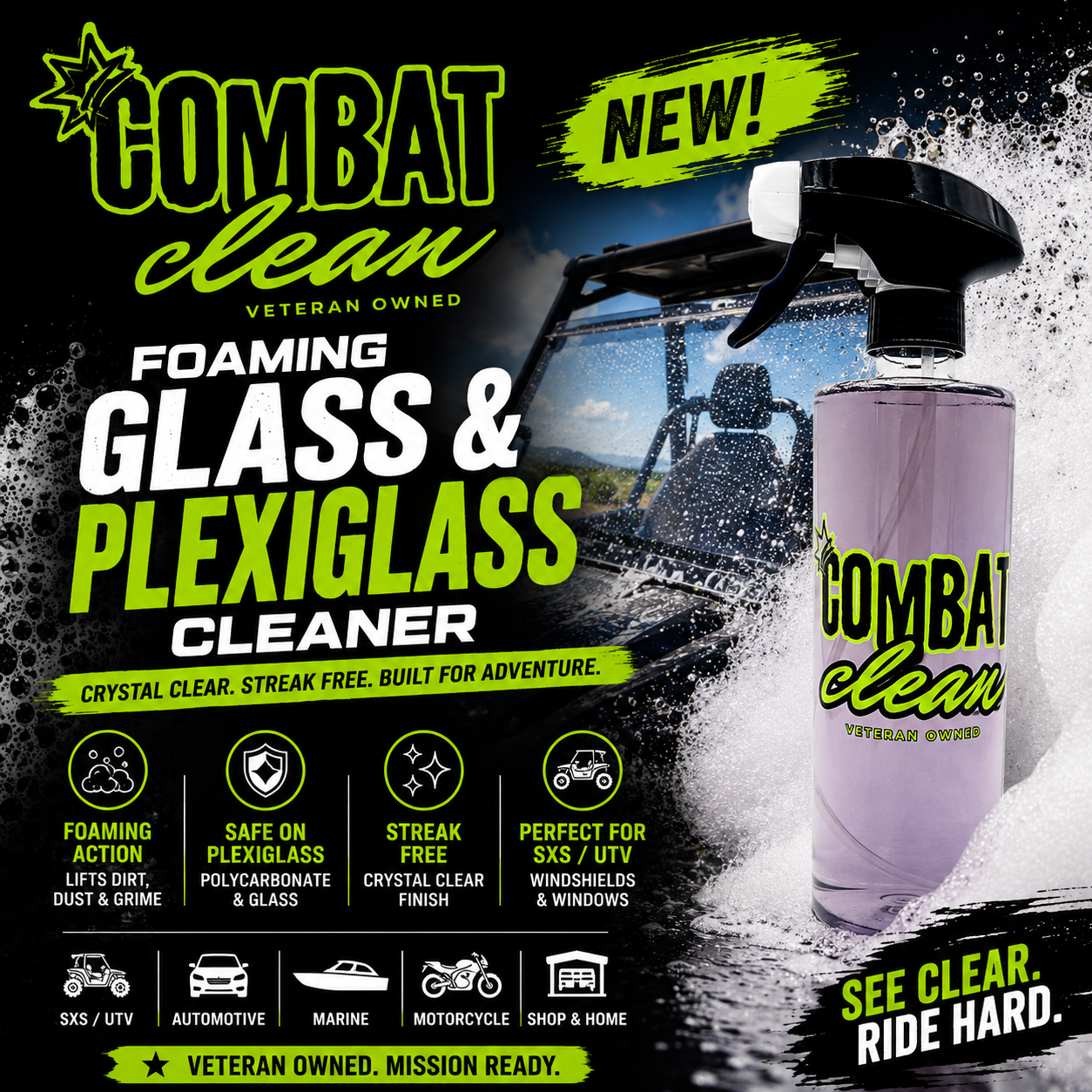 All Clean (Foaming Glass and Plexiglass Cleaner) - Cleaners