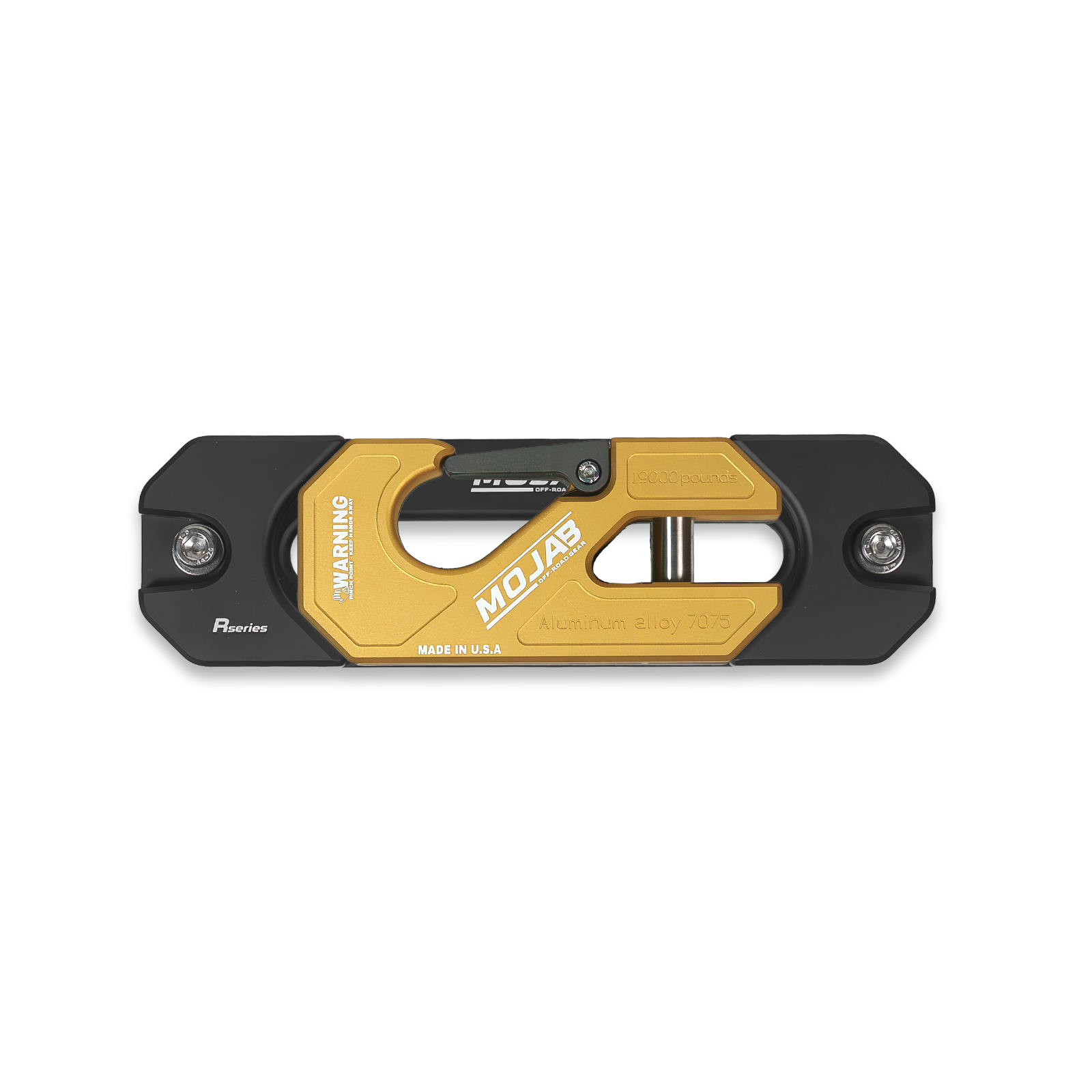 Aluminum Recessed Winch Shackle with Fairlead Kit.(LIFE TIME WARRANTY*) - Gold - Winch Shackle