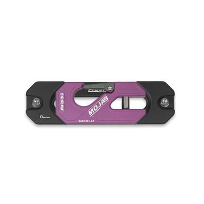 Aluminum Recessed Winch Shackle with Fairlead Kit.(LIFE TIME WARRANTY*) - Purple - Winch Shackle