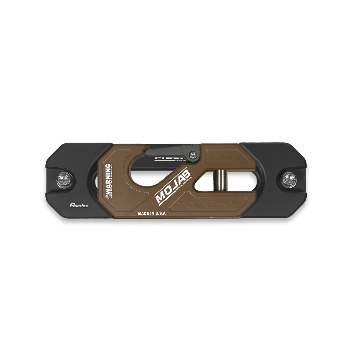 Aluminum Recessed Winch Shackle with Fairlead Kit.(LIFE TIME WARRANTY*) - Brown - Winch Shackle