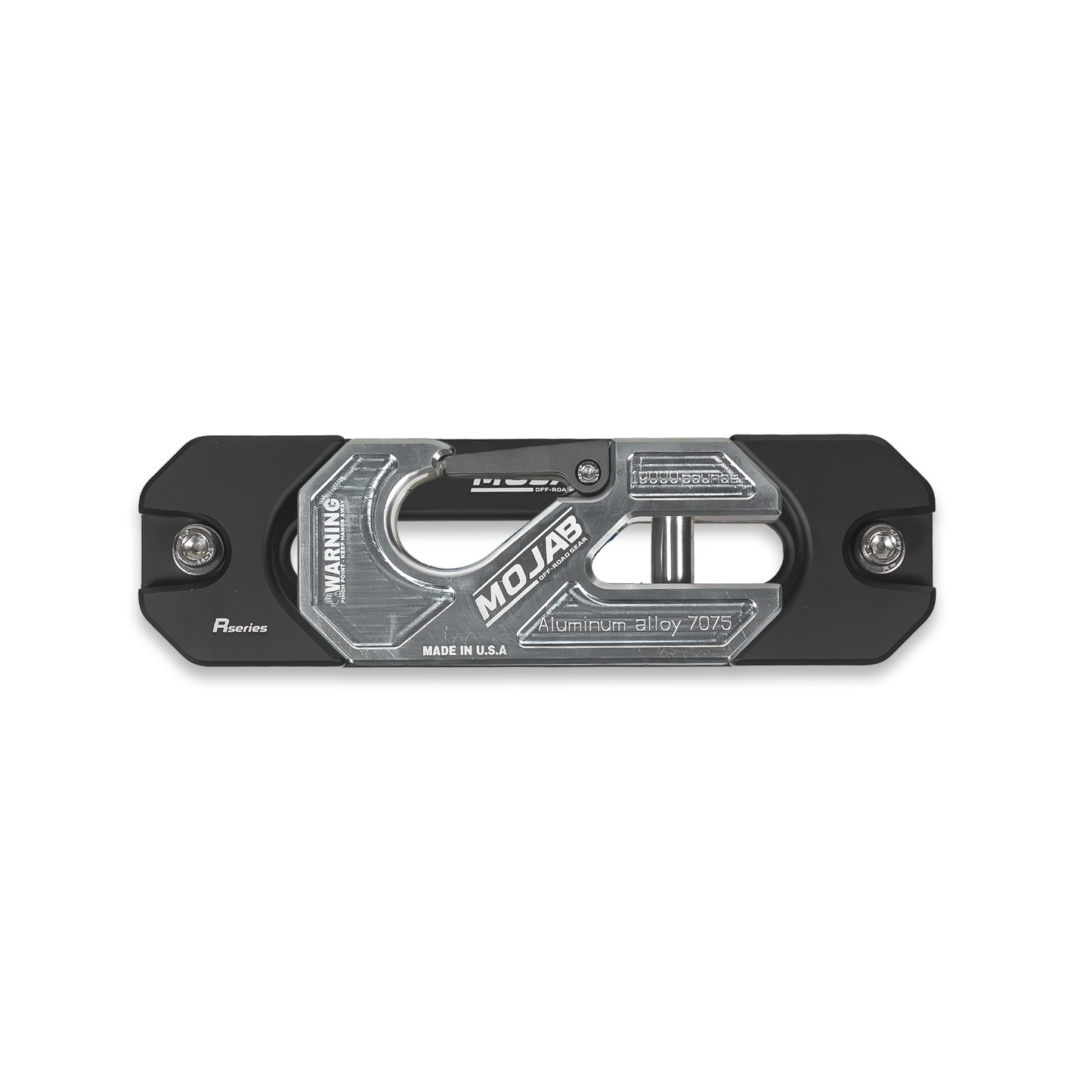 Aluminum Recessed Winch Shackle with Fairlead Kit.(LIFE TIME WARRANTY*) - Aluminum Raw Finish - Winch Shackle