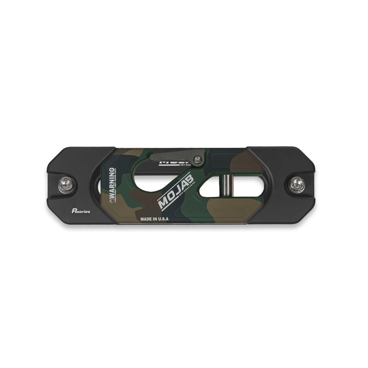 Aluminum Recessed Winch Shackle with Fairlead Kit.(LIFE TIME WARRANTY*) - Camo - Winch Shackle