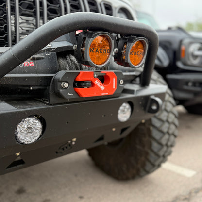 Aluminum Recessed Winch Shackle with Fairlead Kit.(LIFE TIME WARRANTY*) - Winch Shackle