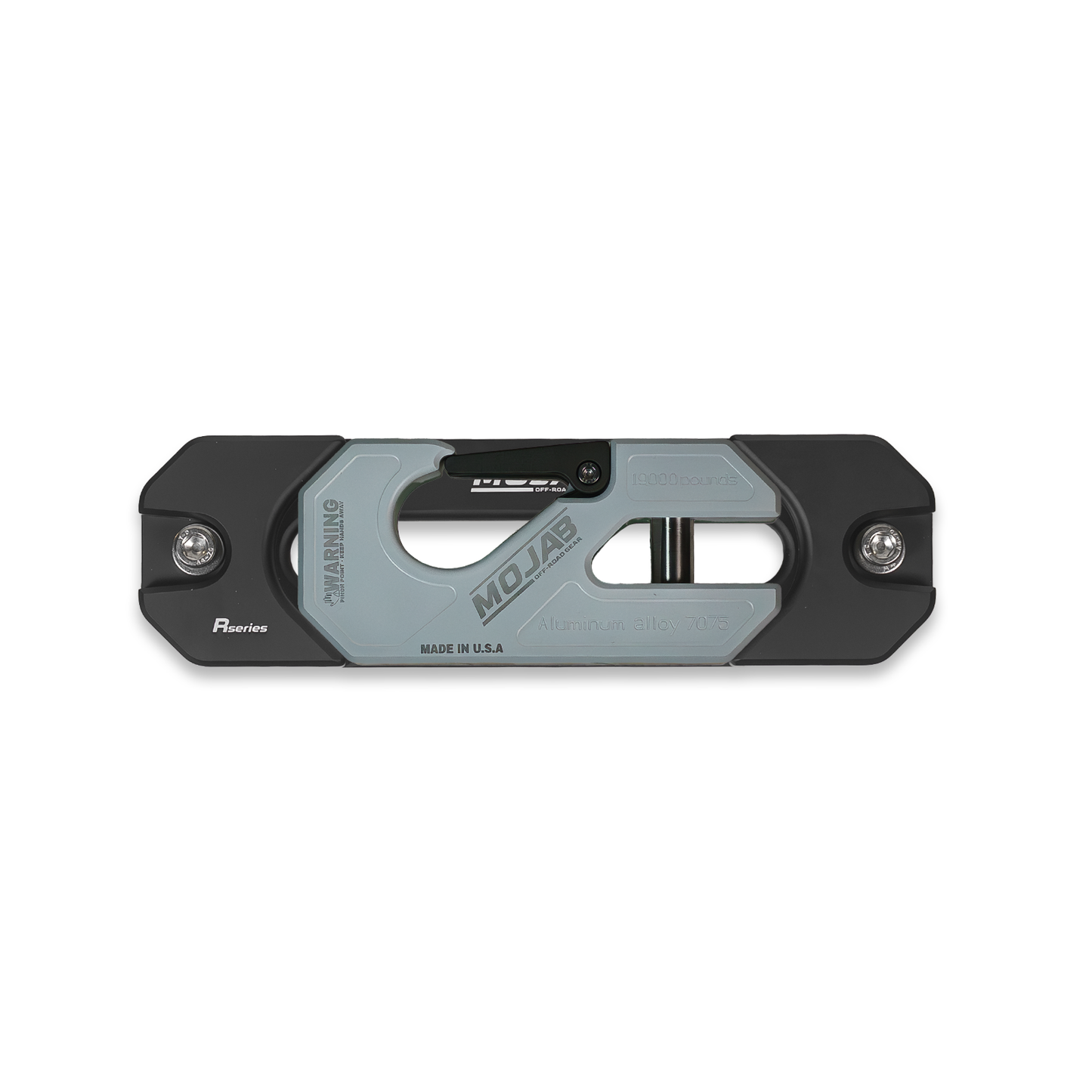 Aluminum Recessed Winch Shackle with Fairlead Kit.(LIFE TIME WARRANTY*) - Silver - Winch Shackle