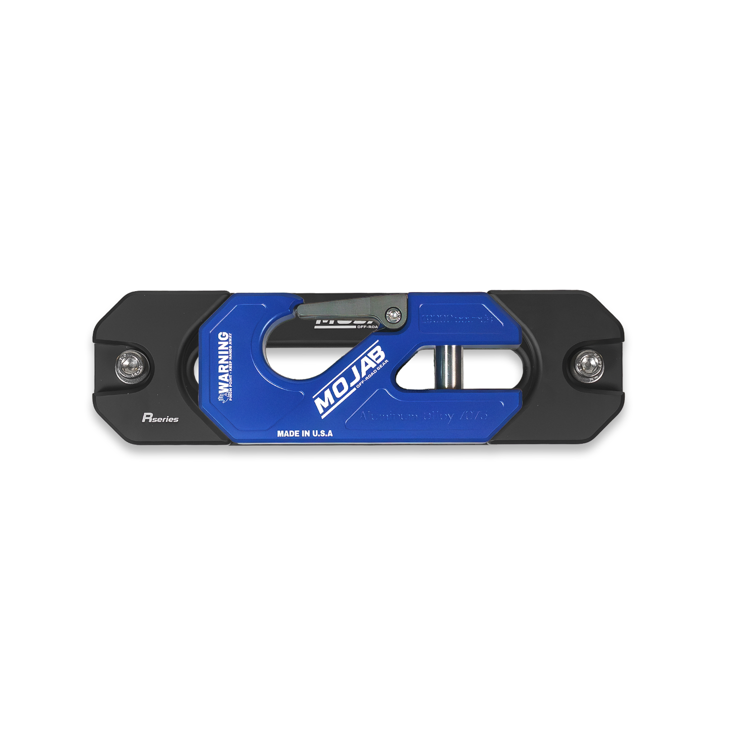 Aluminum Recessed Winch Shackle with Fairlead Kit.(LIFE TIME WARRANTY*) - Blue - Winch Shackle