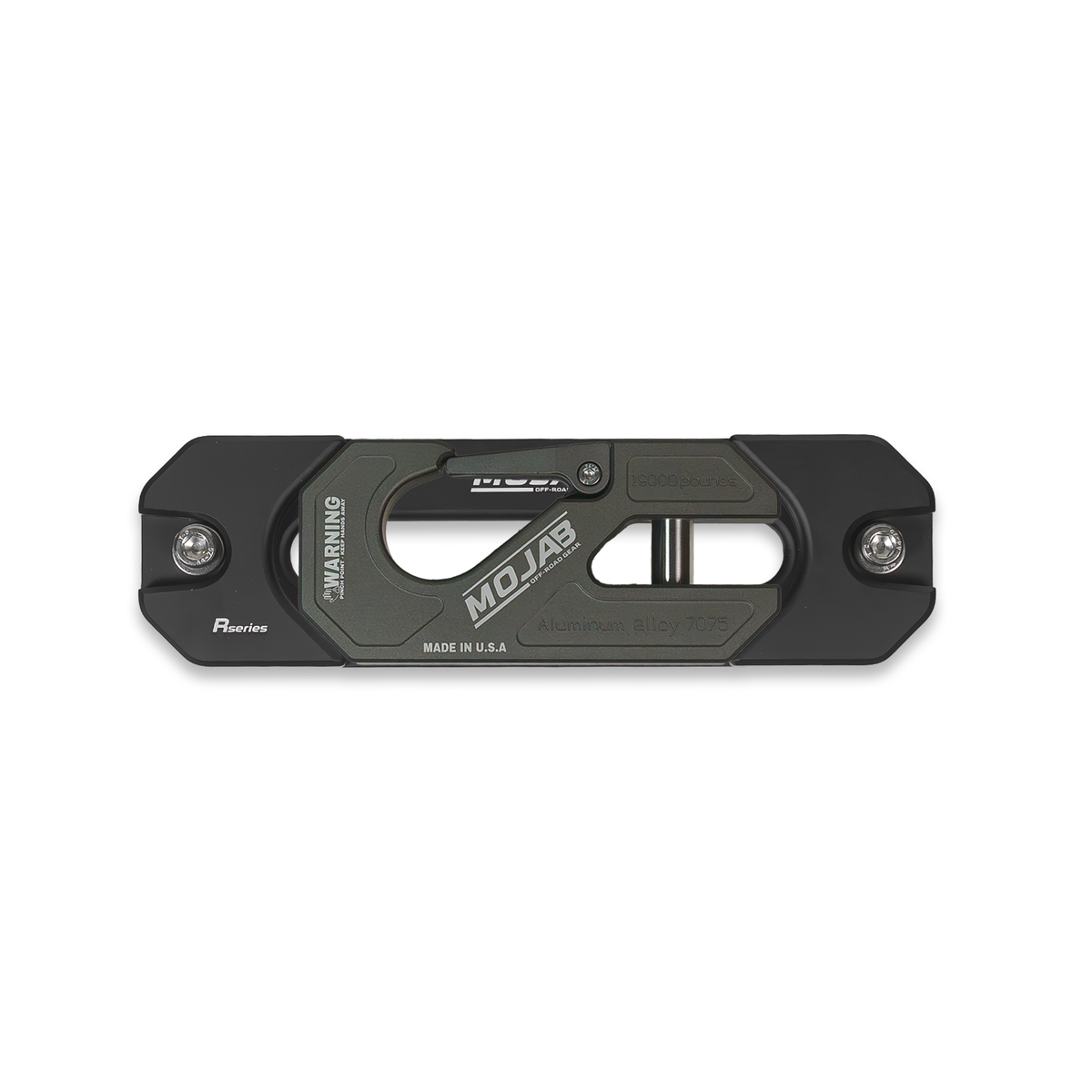 Aluminum Recessed Winch Shackle with Fairlead Kit.(LIFE TIME WARRANTY*) - Gray - Winch Shackle