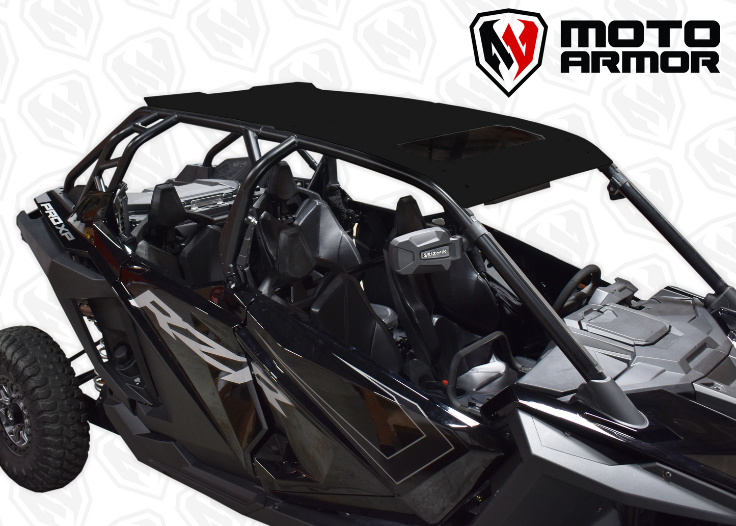 Aluminum Roof (With Sunroof) RZR PRO XP 4 & RZR TURBO R 4 - Black - Roof