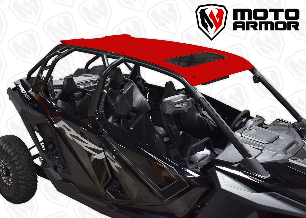 Aluminum Roof (With Sunroof) RZR PRO XP 4 & RZR TURBO R 4 - Red - Roof