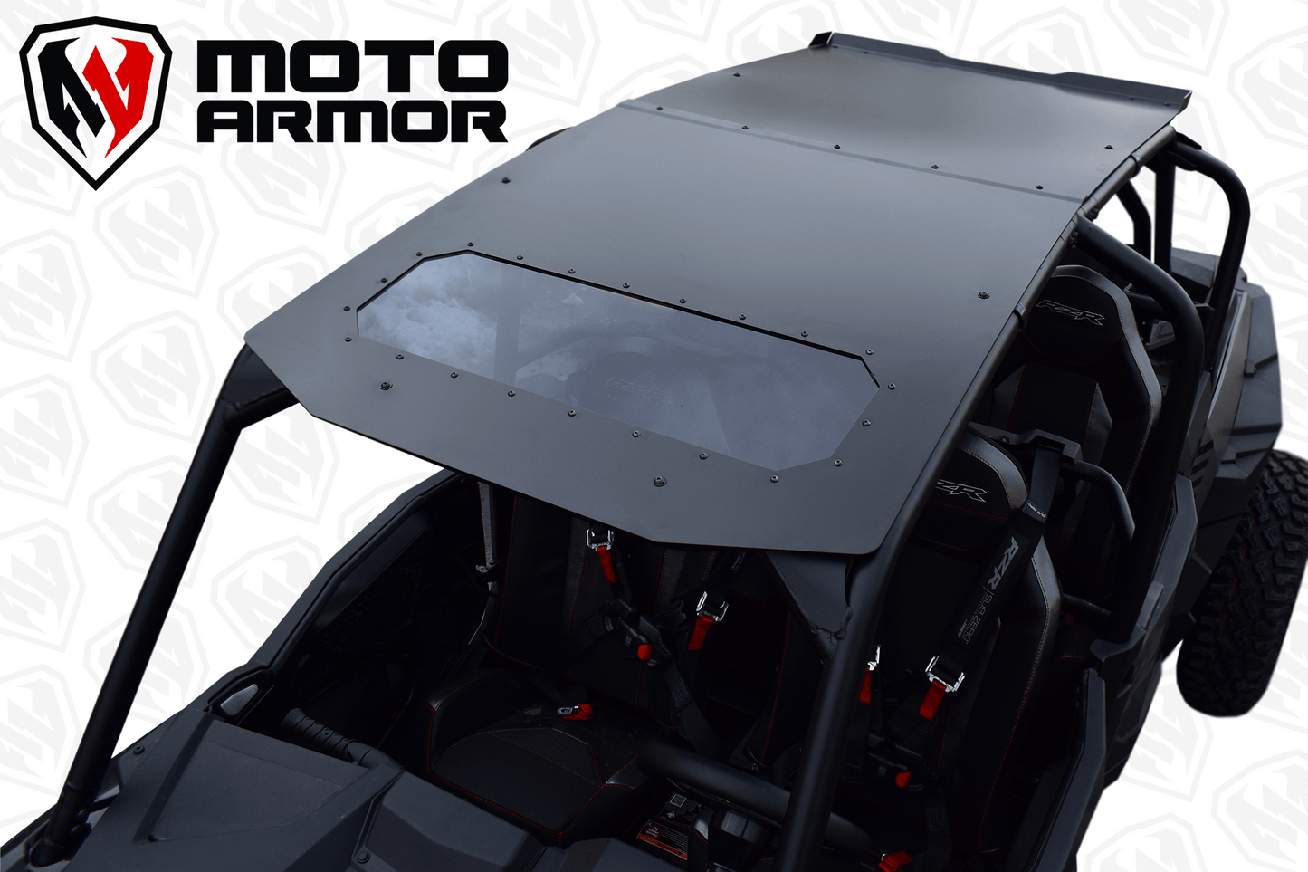 Aluminum Roof (With Sunroof) RZR Turbo S 4 Seat Black - Roof