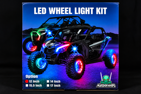 Apollo RGB Wheel Lights Kit - Set of 4 (Harness Included) - whip accessories