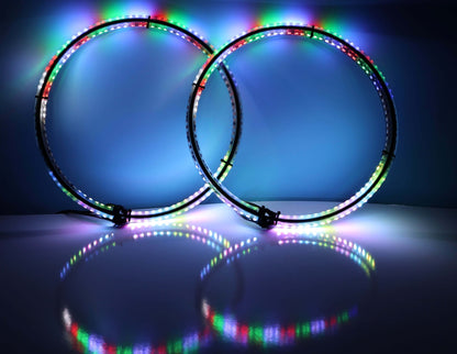 Apollo RGB Wheel Lights Kit - Set of 4 (Harness Included) - whip accessories