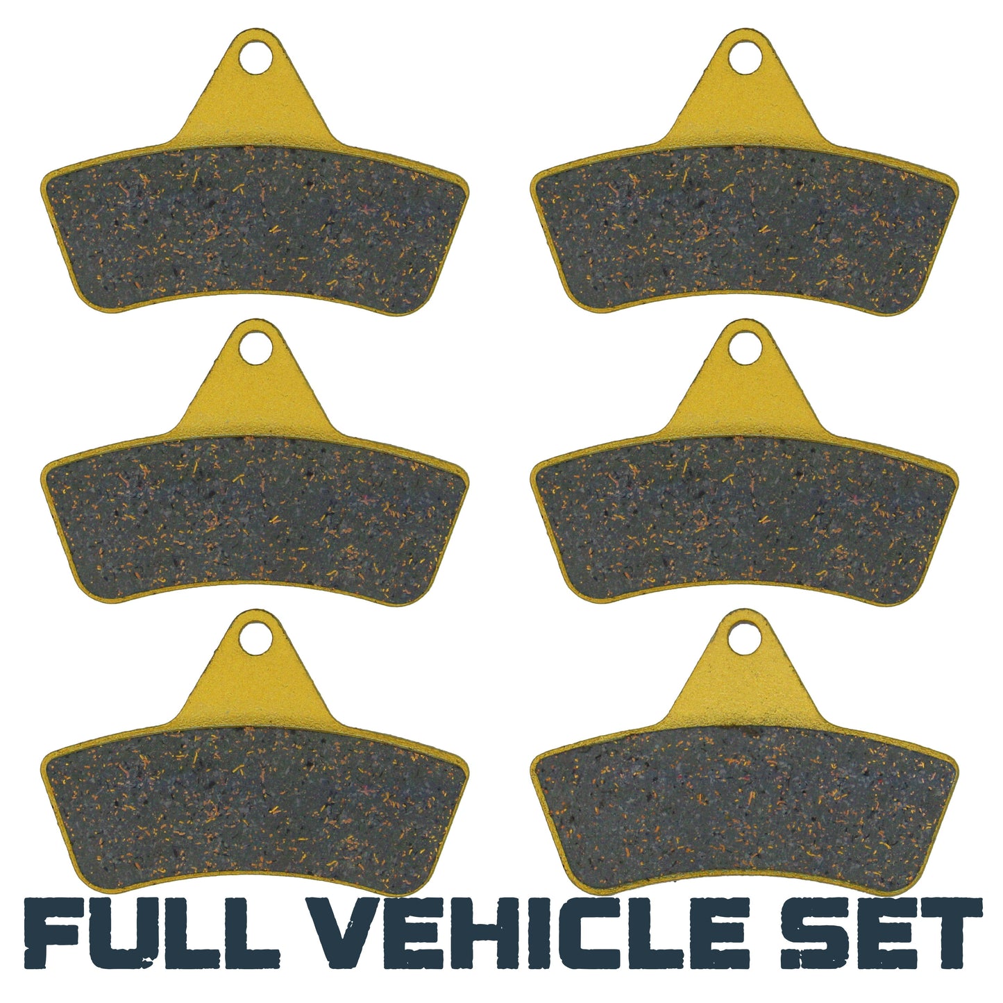 Arctic Cat ATV 250/300/400/454/500 1996-2004 Ceramic Brake Pad Set - Vehicle Parts & Accessories