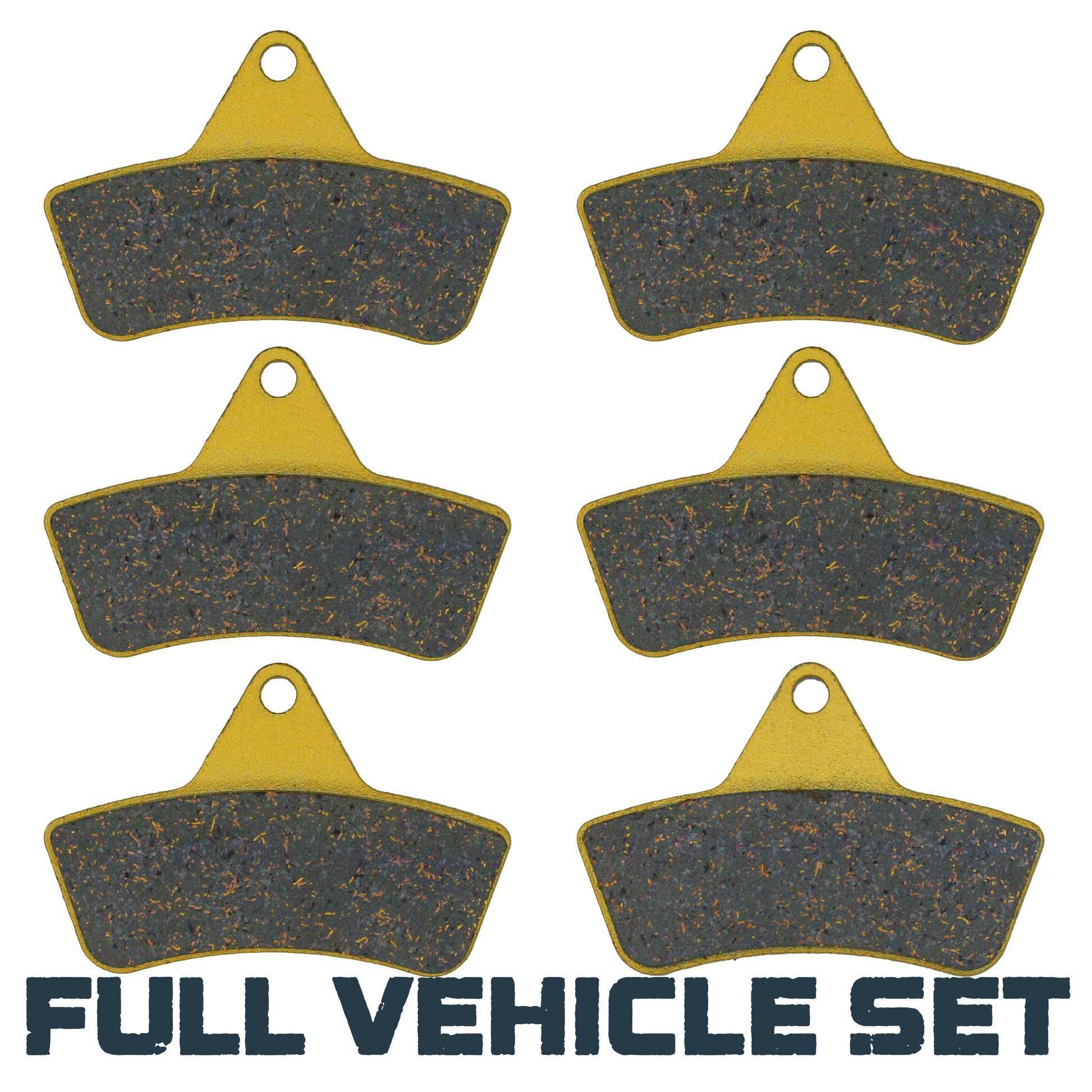 Arctic Cat ATV 250/300/400/454/500 1996-2004 Ceramic Brake Pad Set - Vehicle Parts & Accessories