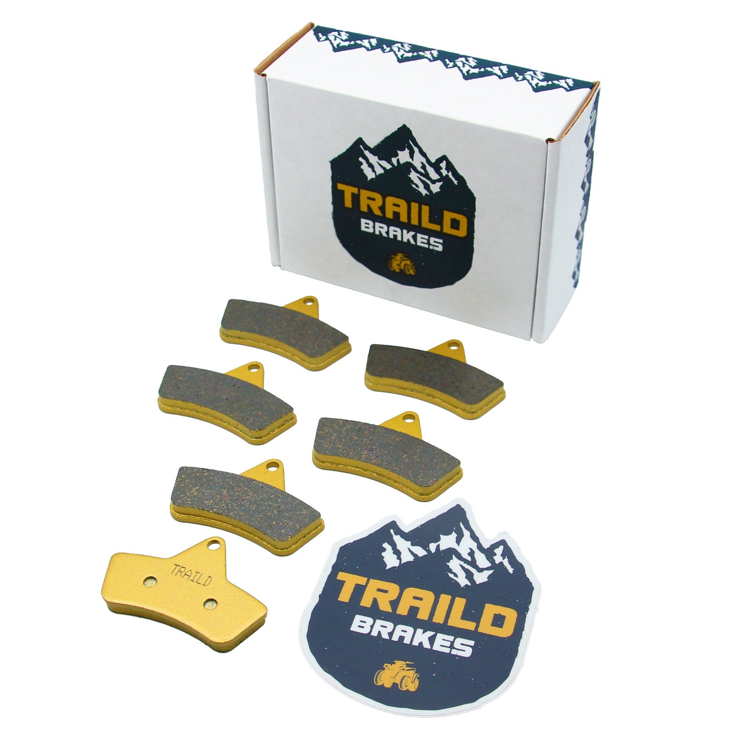 Arctic Cat ATV 250/300/400/454/500 1996-2004 Ceramic Brake Pad Set - Vehicle Parts & Accessories