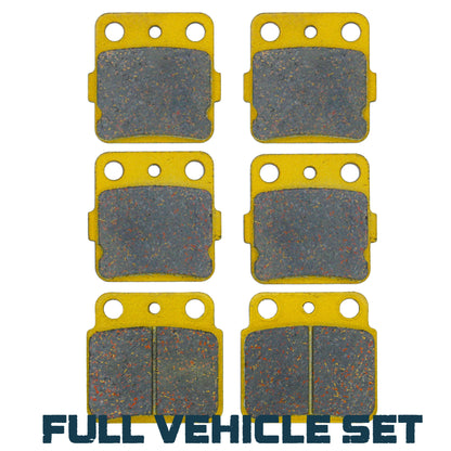 Arctic Cat DVX 400 2004-2008 Ceramic Brake Pad Set - Vehicle Parts & Accessories