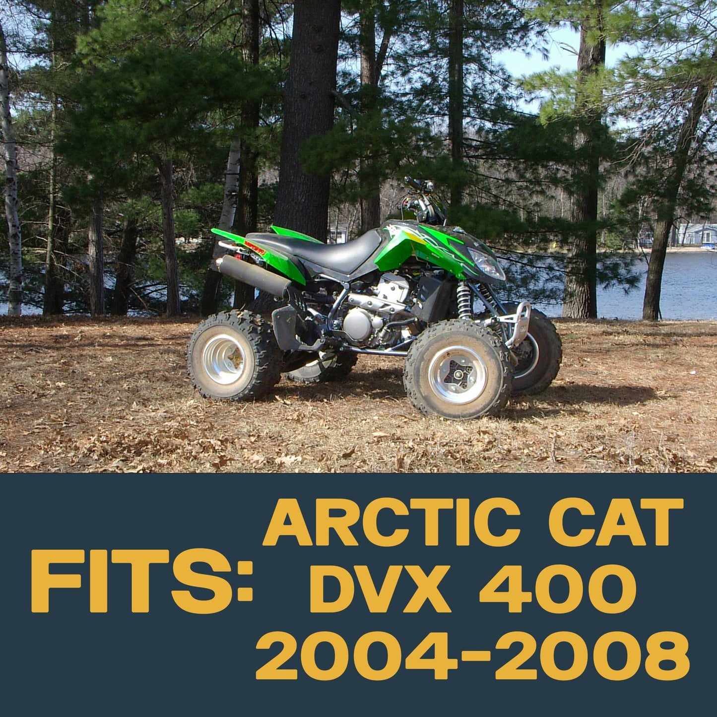 Arctic Cat DVX 400 2004-2008 Ceramic Brake Pad Set - Vehicle Parts & Accessories