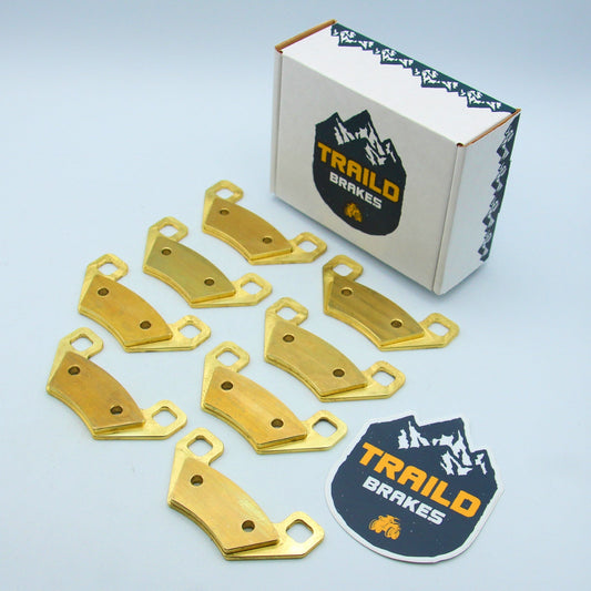 Arctic Cat Prowler 550 700 1000 2011-2017 HDX Brass Brake Pad Set - Complete Vehicle Set - Vehicle Parts & Accessories