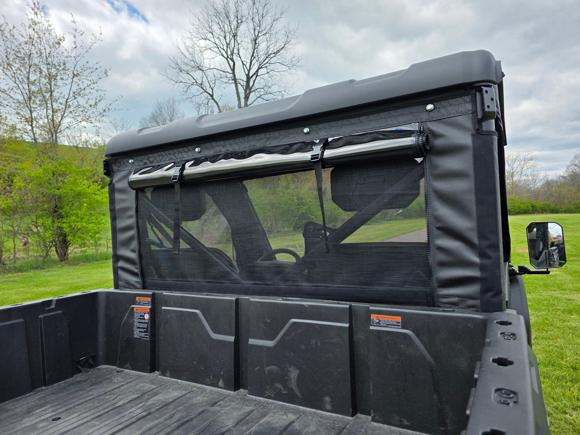 Arctic Cat Prowler 550/700XT/1000XT - Soft Back Panel with Mesh/Vinyl Window - Back Panel
