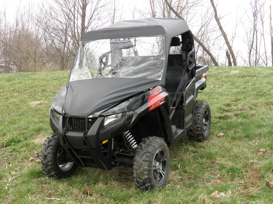 Arctic Cat Prowler 550/700XT/1000XT - Vinyl Windshield/Top/Rear Combo - Windshield/Roof/Back Panel
