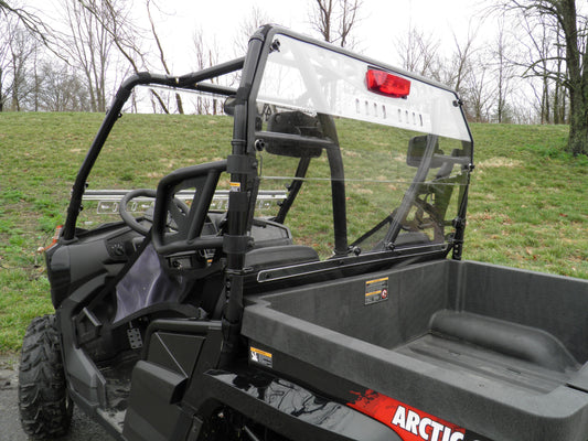 Arctic Cat Prowler 650/700 w/Square Bars - 1 Pc Lexan Back Panel - Windshields