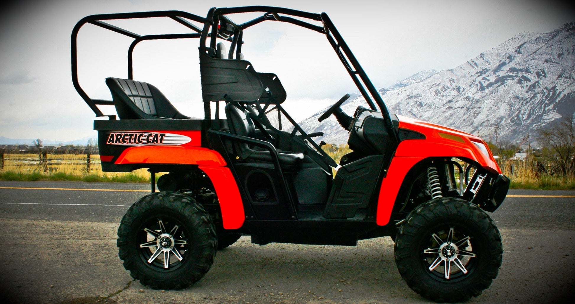 Arctic Cat Prowler Backseat and Roll Cage Kit (2012-2017) - Bench Seat