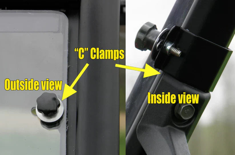 Arctic Cat Prowler PRO - 1-Piece Windshield w/Vent Clamp and Hard Coat Options