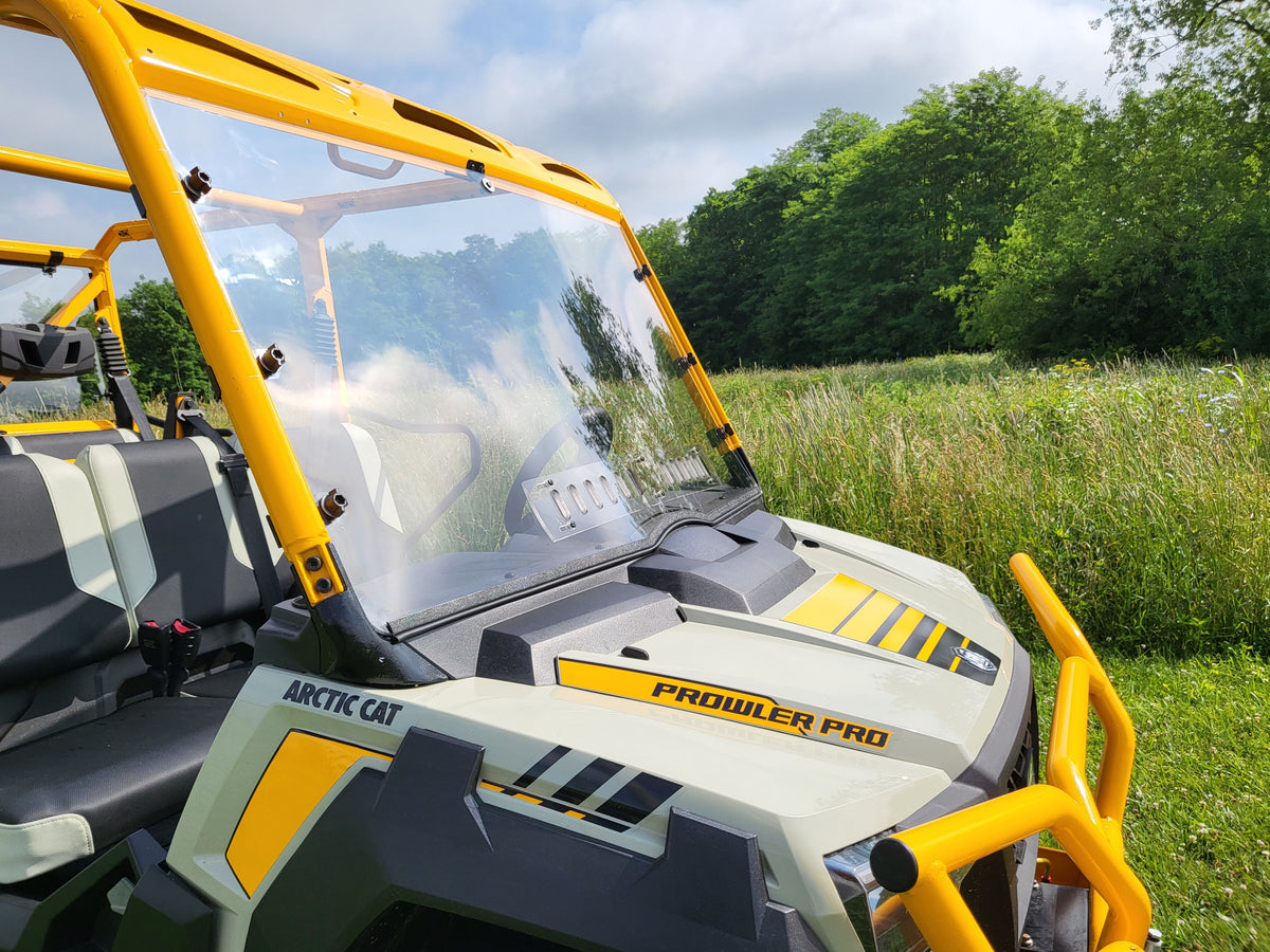 Arctic Cat Prowler PRO Crew - 1 Pc Scratch-Resistant Windshield