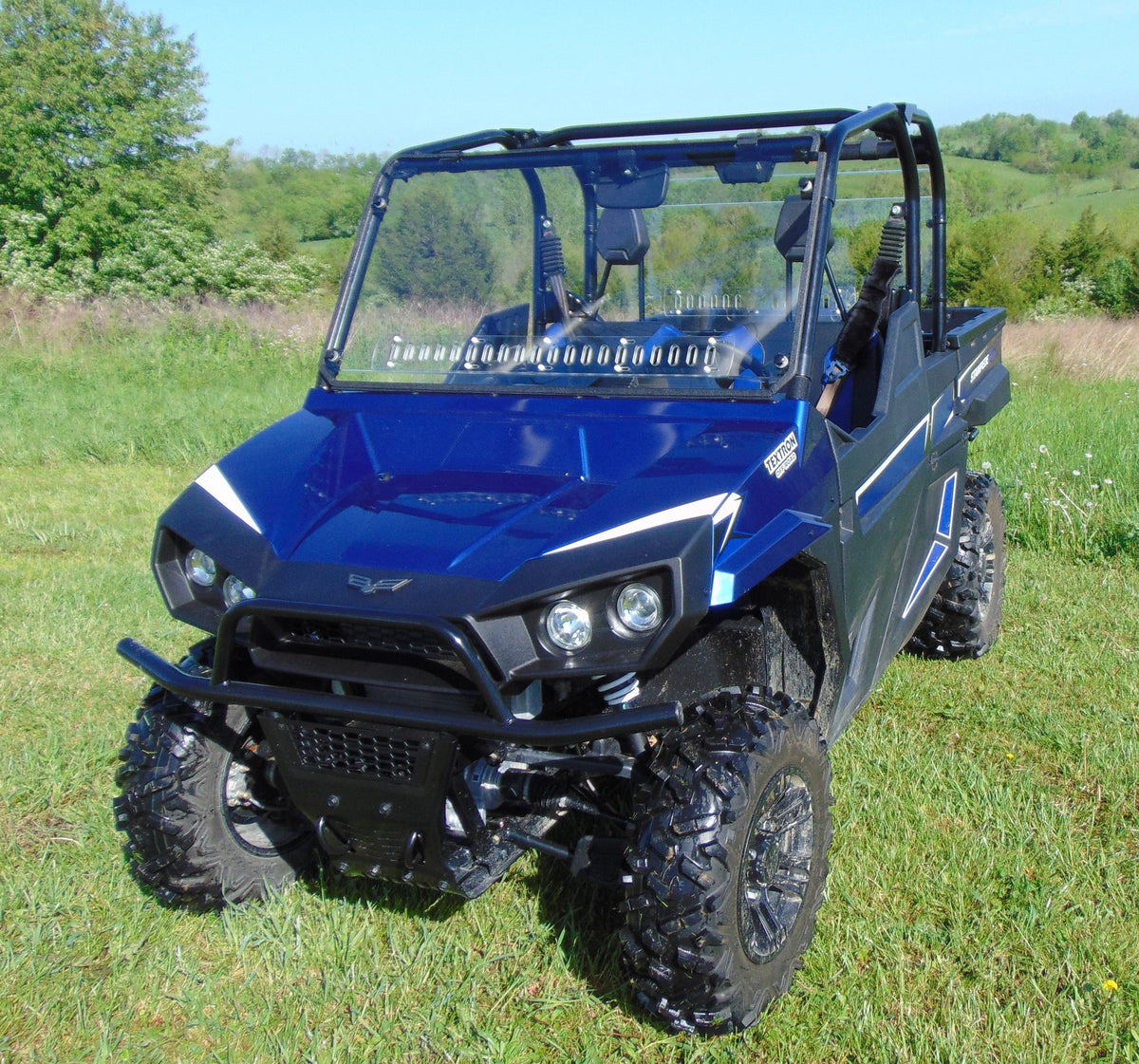 Arctic Cat Stampede - 1 Pc Windshield w/Hard Coat Clamp and Vent Options - Windshields