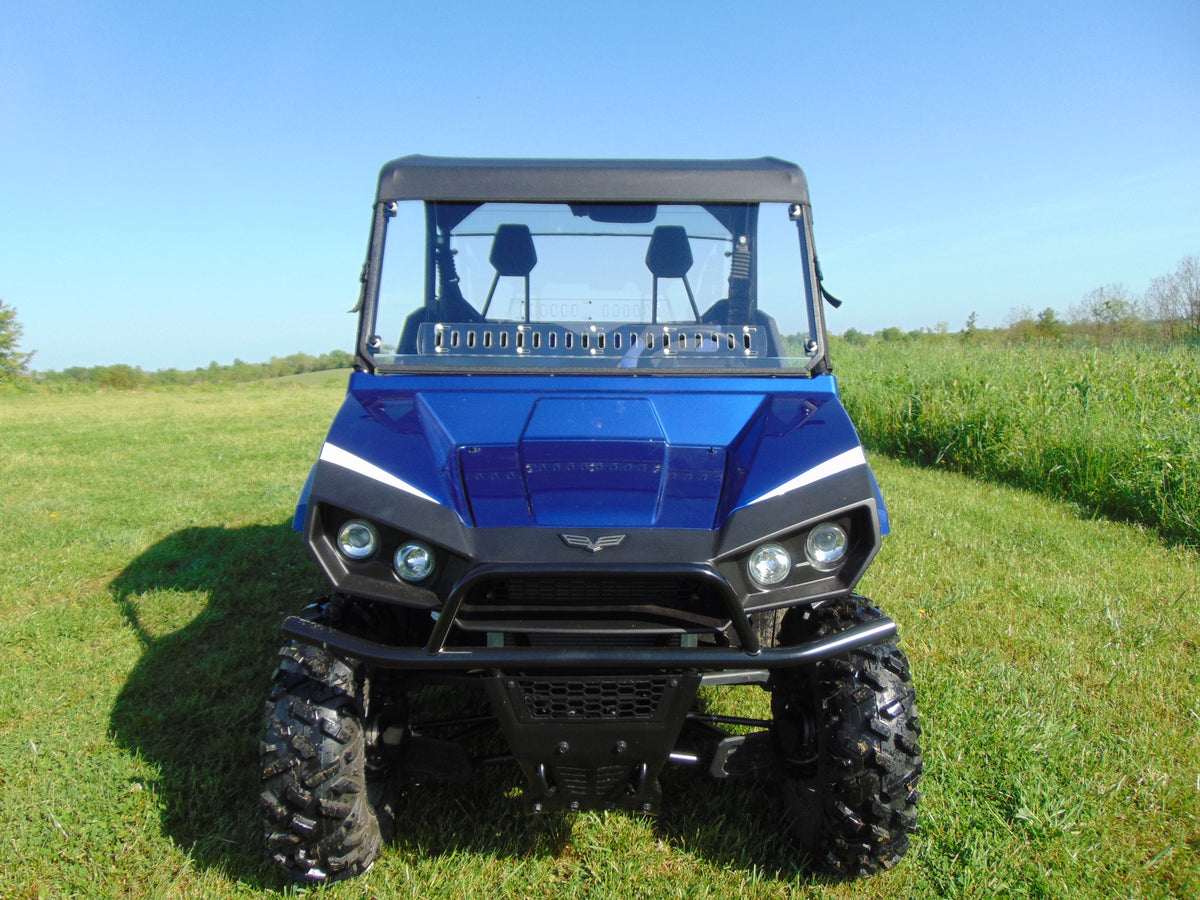 Arctic Cat Stampede - 1 Pc Windshield w/Hard Coat Clamp and Vent Options - Windshields
